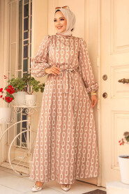 Modest Mink Summer Dress 23422V - 1