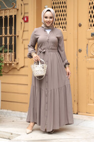 Modest Mink Summer Dress 239202V - 2