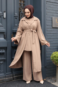 Modest Mink Three Suit 7677V - 1