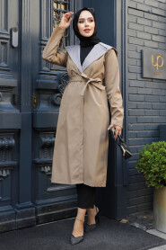 Modest Mink Trench Coat 689V 