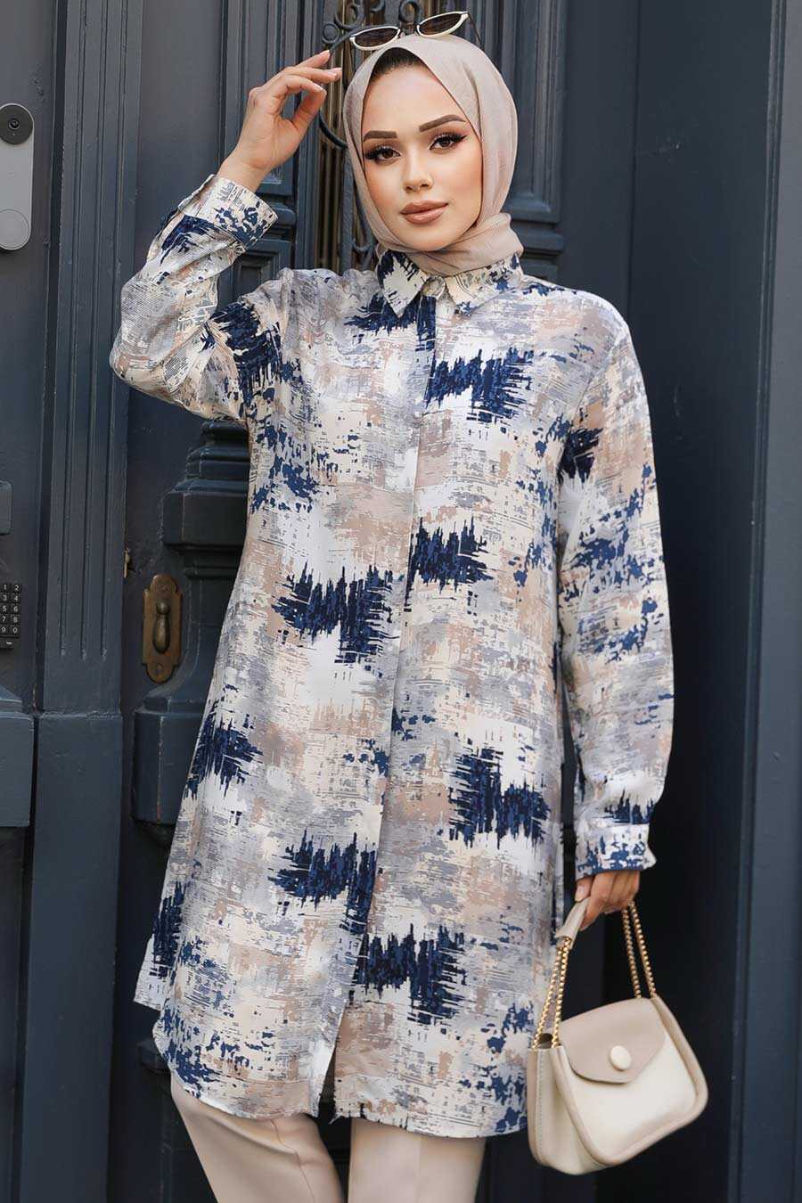 Modest Mink Tunic 11677V - Neva-style.com