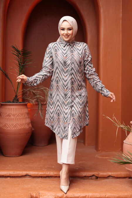 Modest Mink Tunic 11745V - NEVA STYLE