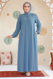 Modest Mint Abaya For Women 45292MINT - 3