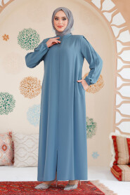 Modest Mint Abaya For Women 45292MINT - 4