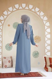 Modest Mint Abaya For Women 45292MINT - 5