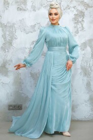  Modest Mint Bridal Dress 4934MINT - 1