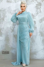  Modest Mint Bridal Dress 4934MINT - 2