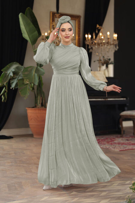 Modest Mint Evening Gown 44081MINT - NEVA STYLE