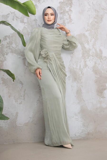 Modest Mint Evening Gown 51203MINT - NEVA STYLE