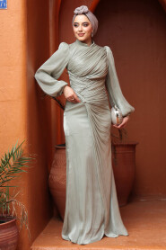 Modest Mint Evening Long Dress 50781MINT - 3