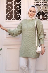 Modest Mint Knitwear Tunic 7852MINT - 2