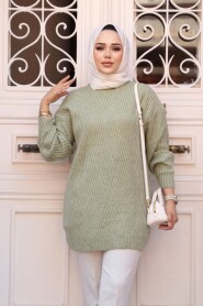 Modest Mint Knitwear Tunic 7852MINT - 3