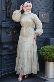 Modest Mint Long Sleeve Dress 75371MINT - 2