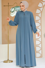 Modest Mint Plus Size Abaya 45282MINT 