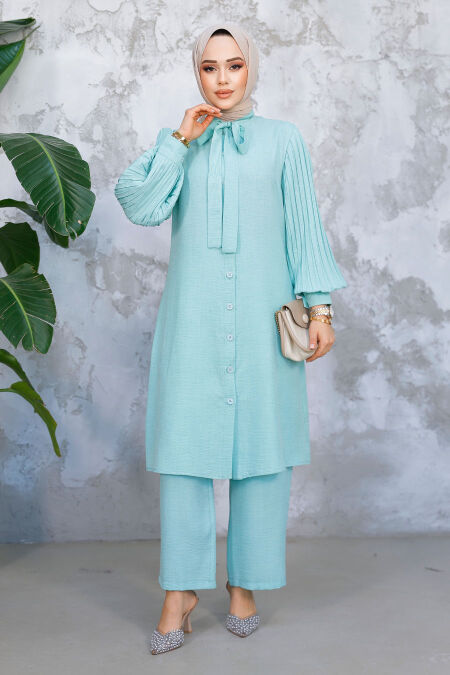 Modest Mint Plus Size Dual Suit 51991MINT - NEVA STYLE