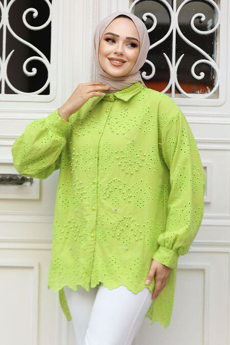 Modest Mint Tunic 13512MINT - NEVA STYLE