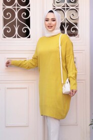 Modest Mustard Knitwear Jumper Top 17203HR - 3