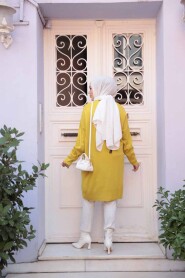 Modest Mustard Knitwear Jumper Top 17203HR - 4