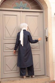 Modest Navy Blue Dual Suit 12981L - 3