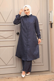 Modest Navy Blue Dual Suit 12981L 