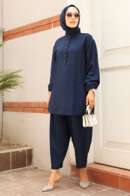 Modest Navy Blue Dual Suit 14230L - 2