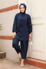 Modest Navy Blue Dual Suit 14230L - 1