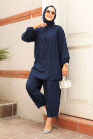 Modest Navy Blue Dual Suit 14230L - 3