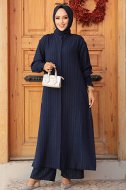 Modest Navy Blue Dual Suit 14236L - 2