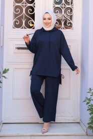 Modest Navy Blue Dual Suit 17431L - 2
