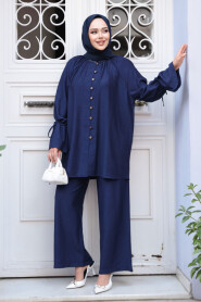 Modest Navy Blue Dual Suit 30451L - 2