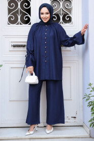Modest Navy Blue Dual Suit 30451L - 3
