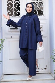 Modest Navy Blue Dual Suit 30451L - 4