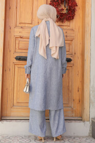 Modest Navy Blue Dual Suit 40143L - 3