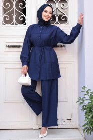 Modest Navy Blue Dual Suit 60341L - 2