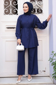 Modest Navy Blue Dual Suit 60341L - 3