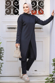 Modest Navy Blue Dual Suit 80012L - 2