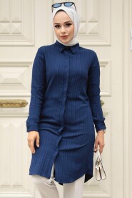 Modest Navy Blue Top 11687L - 3