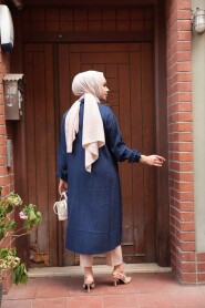 Modest Navy Blue Top 70551L - 3