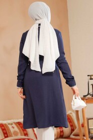 Modest Navy Blue Tunic 10177L - 4