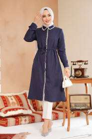 Modest Navy Blue Tunic 10177L 