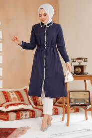 Modest Navy Blue Tunic 10177L - 2