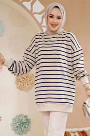 Modest Navy Blue Tunic 30175L - 2