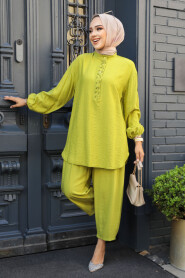 Modest Oil Green Dual Suit 14230YY - 1