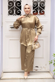 Modest Oil Green Dual Suit 4016YY - 3