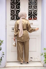 Modest Oil Green Dual Suit 4016YY - 4