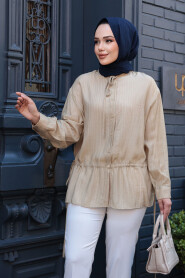 Modest Oil Green Top 32358YY - 3