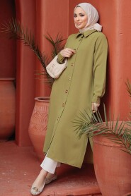 Modest Oil Green Top 6821YY - 2