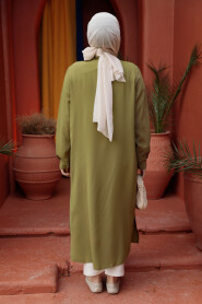 Modest Oil Green Top 6821YY - 3