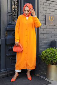 Modest Orange Coat 10421T - 3
