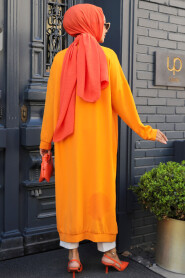 Modest Orange Coat 10421T - 4